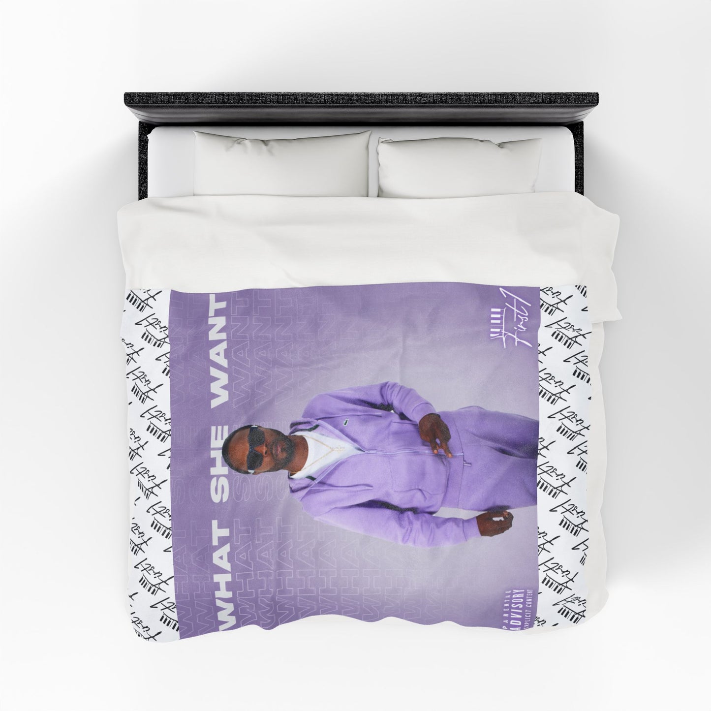 "What She Want" Plush Blanket