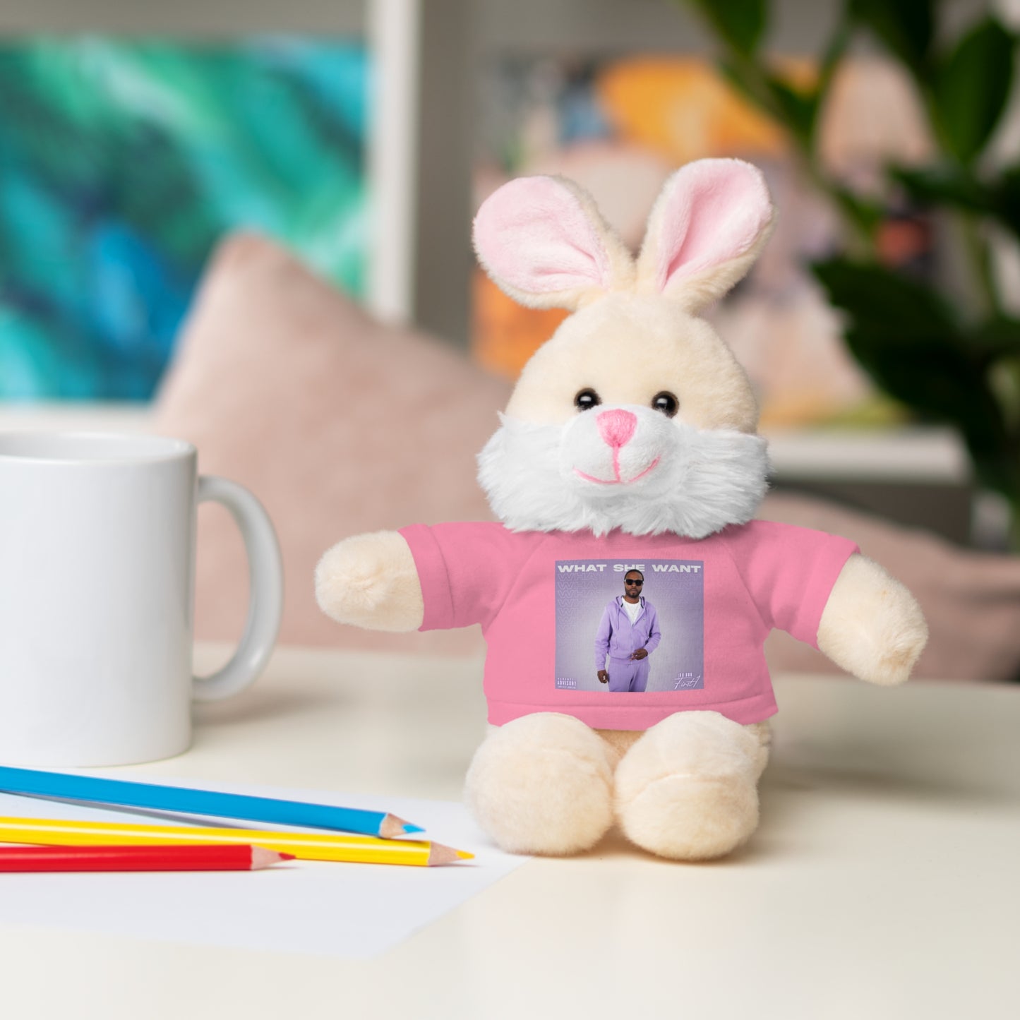"WHAT SHE WANT" Stuffed Animals (Bear, Lion, Bunny, Sheep etc.)