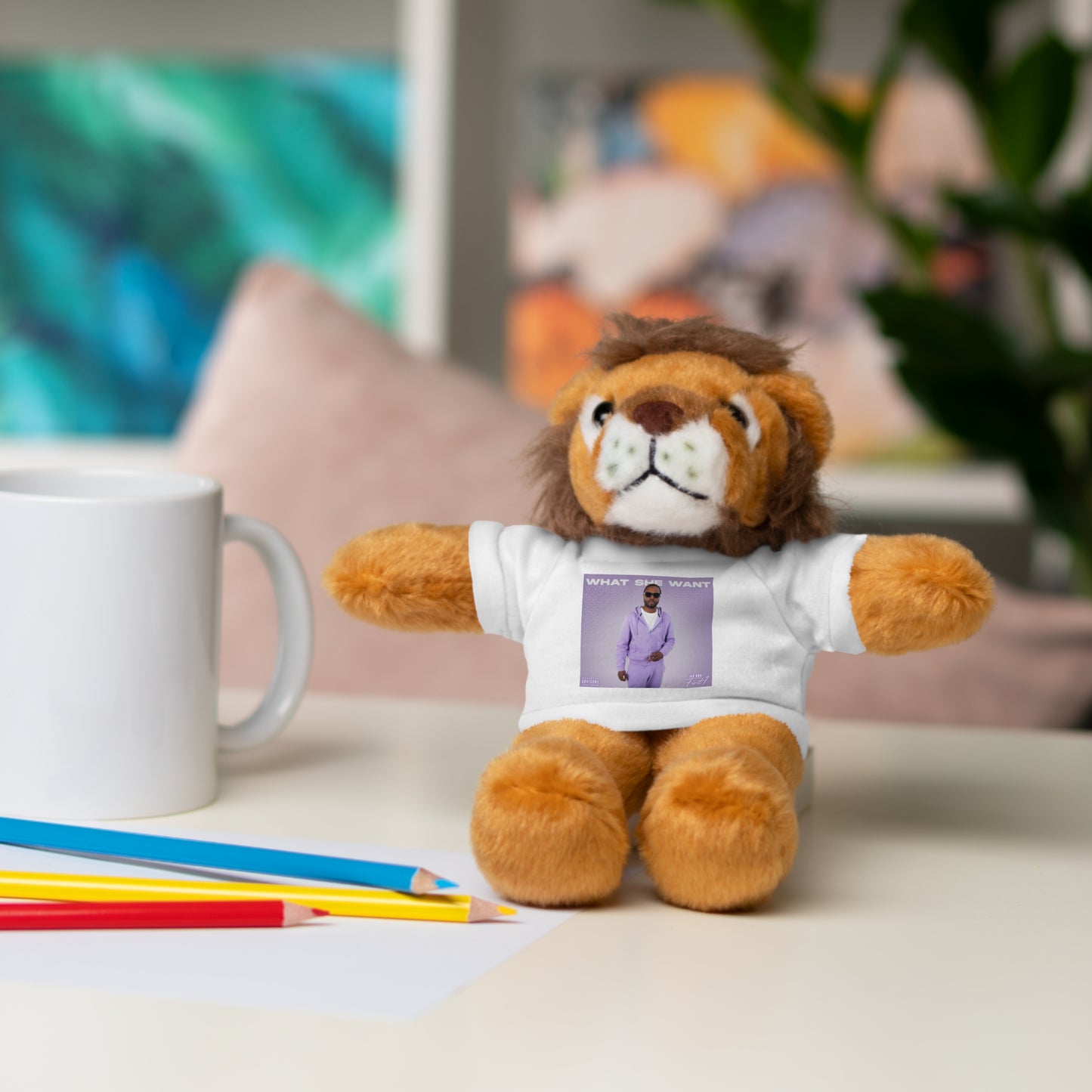 "WHAT SHE WANT" Stuffed Animals (Bear, Lion, Bunny, Sheep etc.)