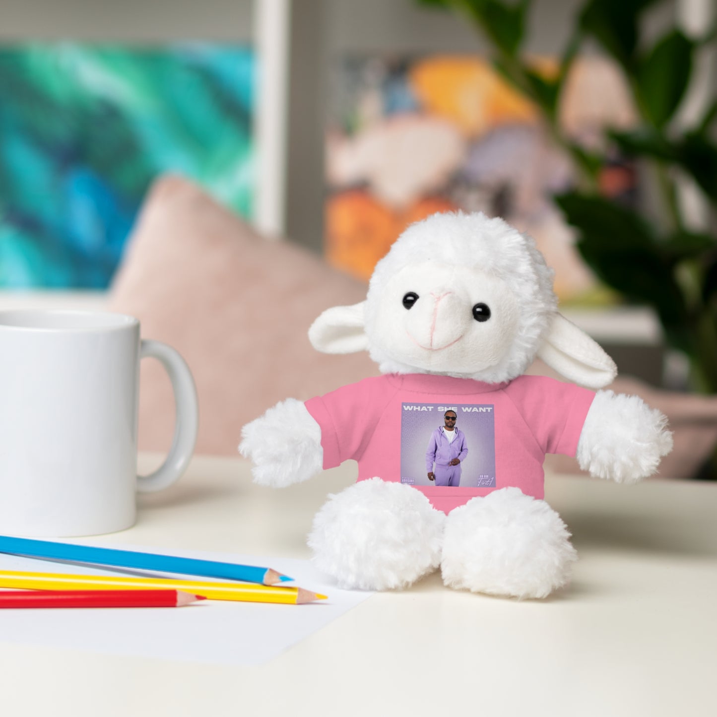 "WHAT SHE WANT" Stuffed Animals (Bear, Lion, Bunny, Sheep etc.)