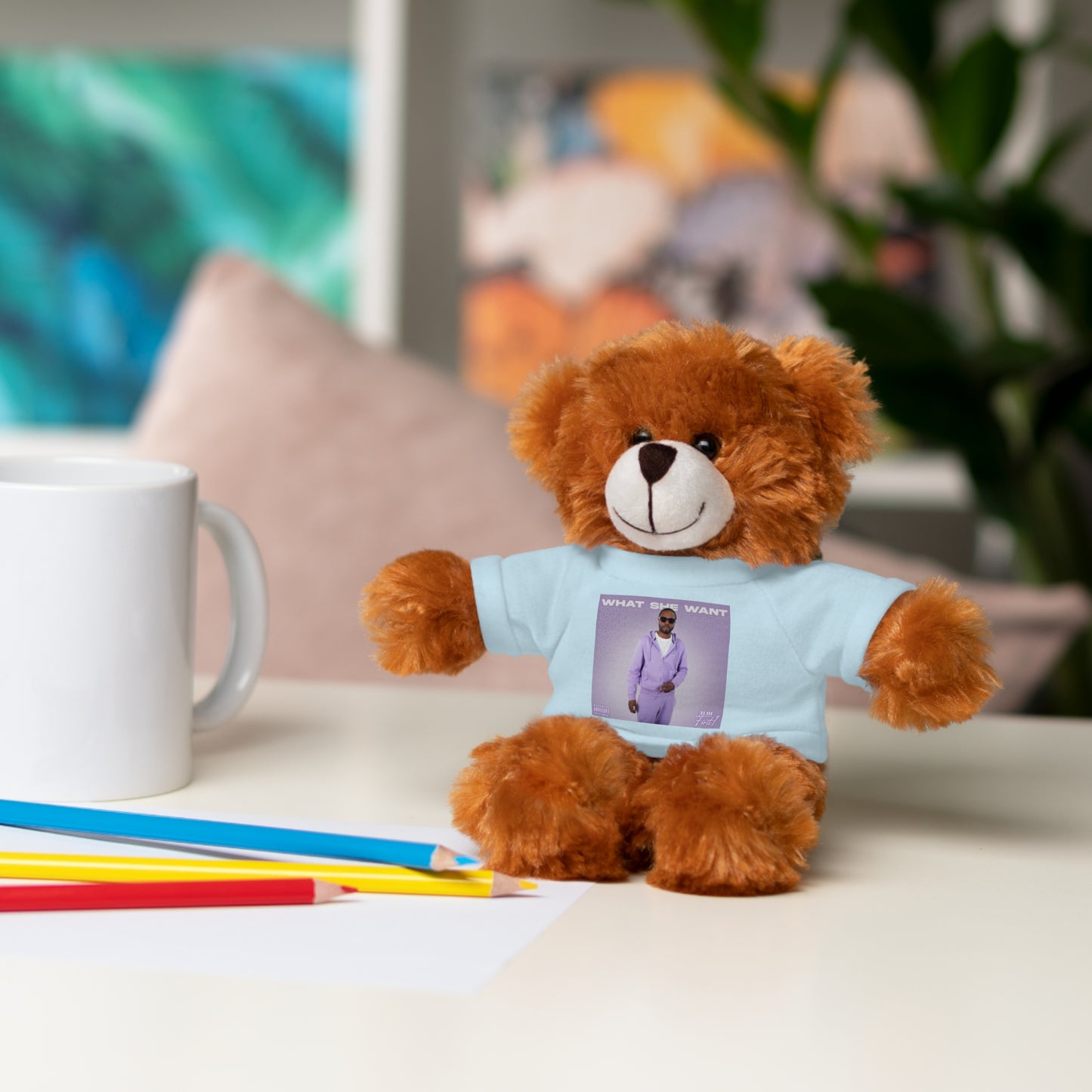 "WHAT SHE WANT" Stuffed Animals (Bear, Lion, Bunny, Sheep etc.)