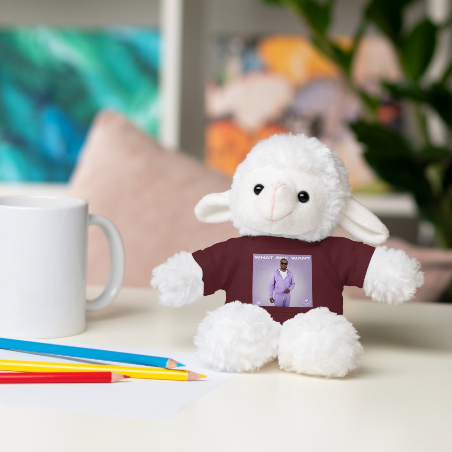 "WHAT SHE WANT" Stuffed Animals (Bear, Lion, Bunny, Sheep etc.)