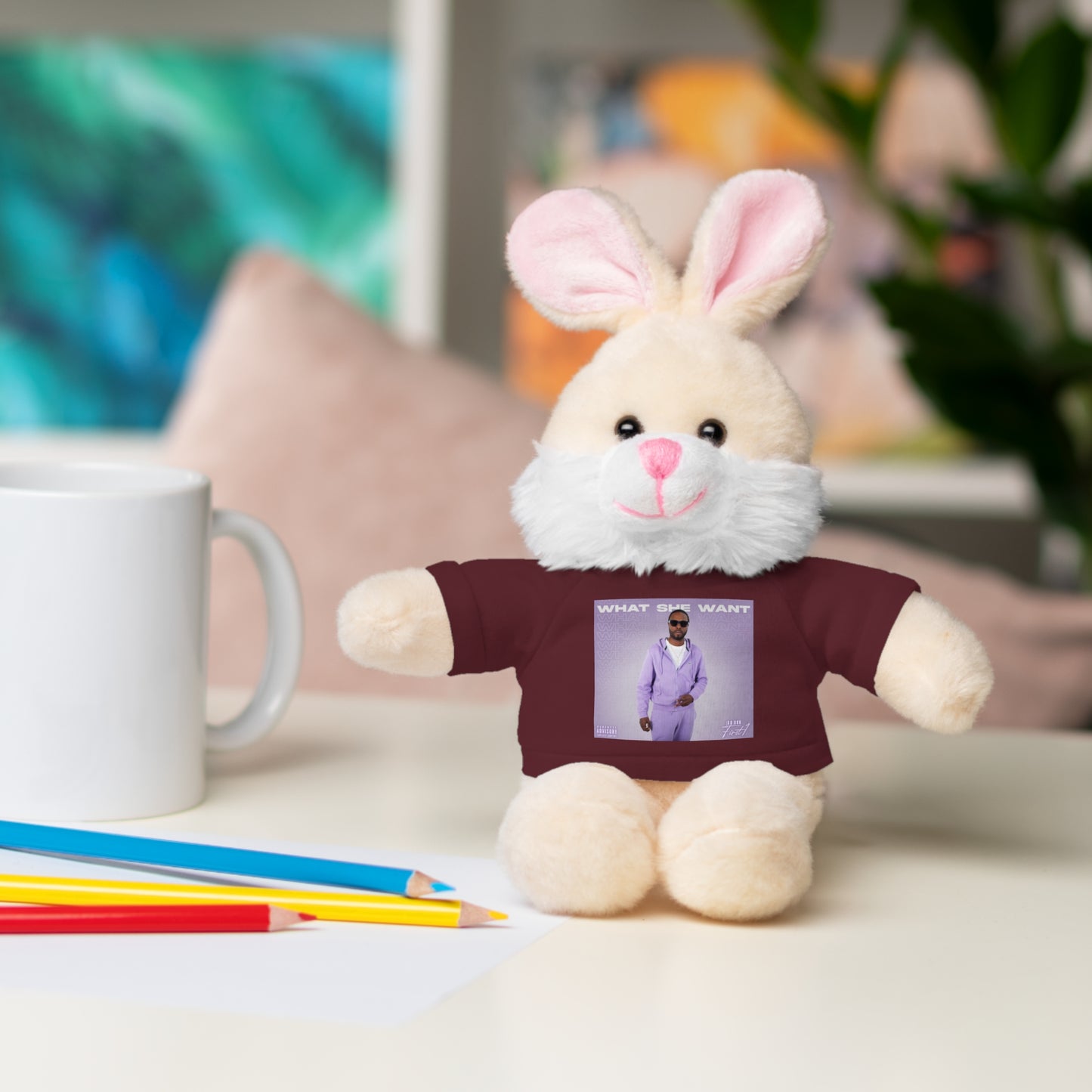 "WHAT SHE WANT" Stuffed Animals (Bear, Lion, Bunny, Sheep etc.)