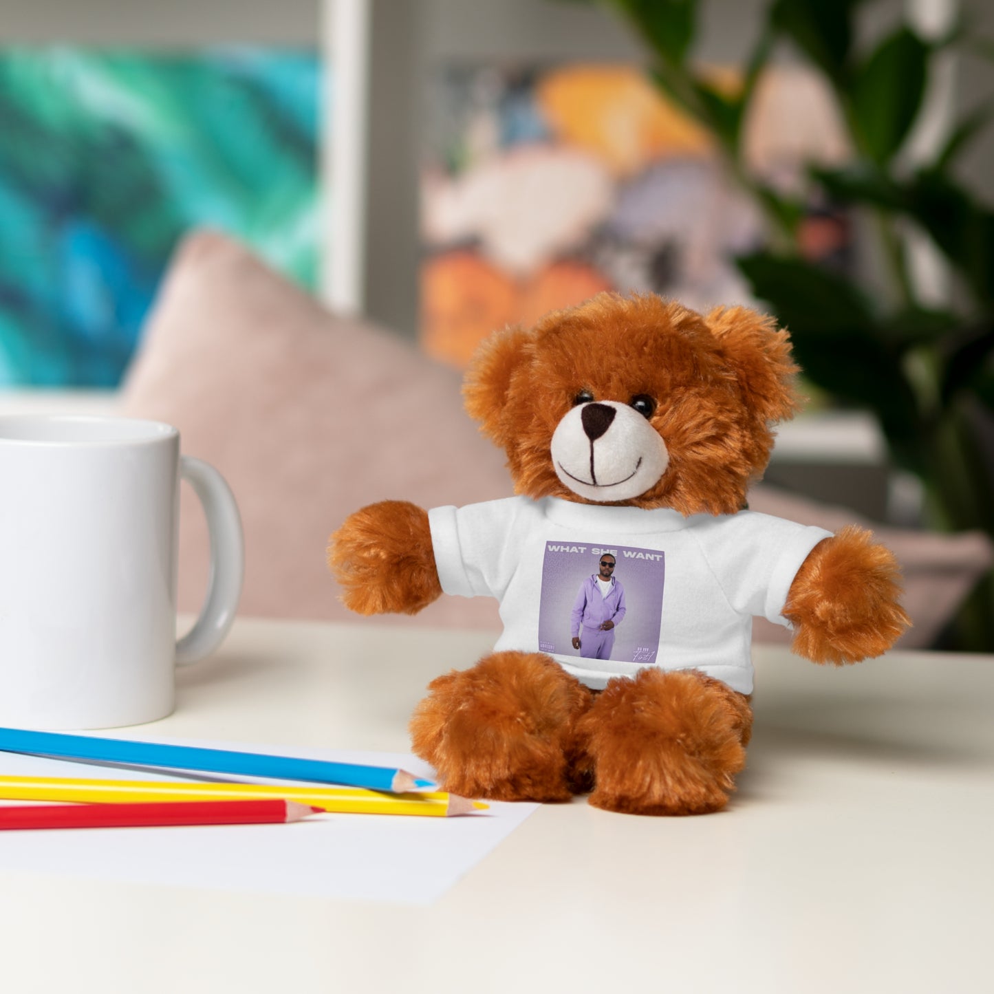 "WHAT SHE WANT" Stuffed Animals (Bear, Lion, Bunny, Sheep etc.)