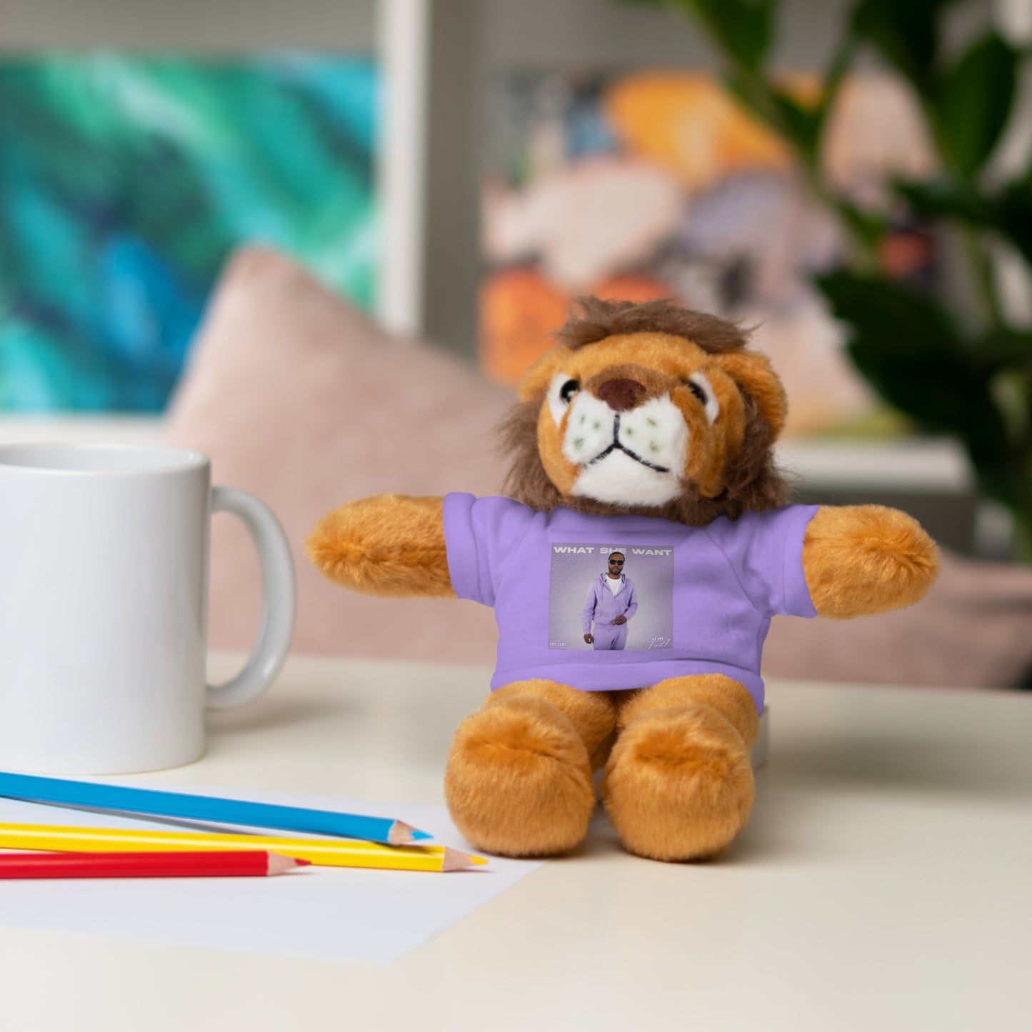 "WHAT SHE WANT" Stuffed Animals (Bear, Lion, Bunny, Sheep etc.)