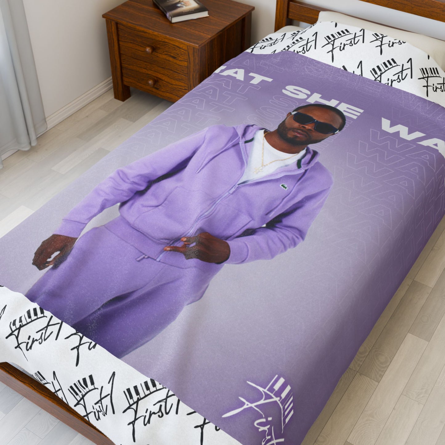 "What She Want" Plush Blanket