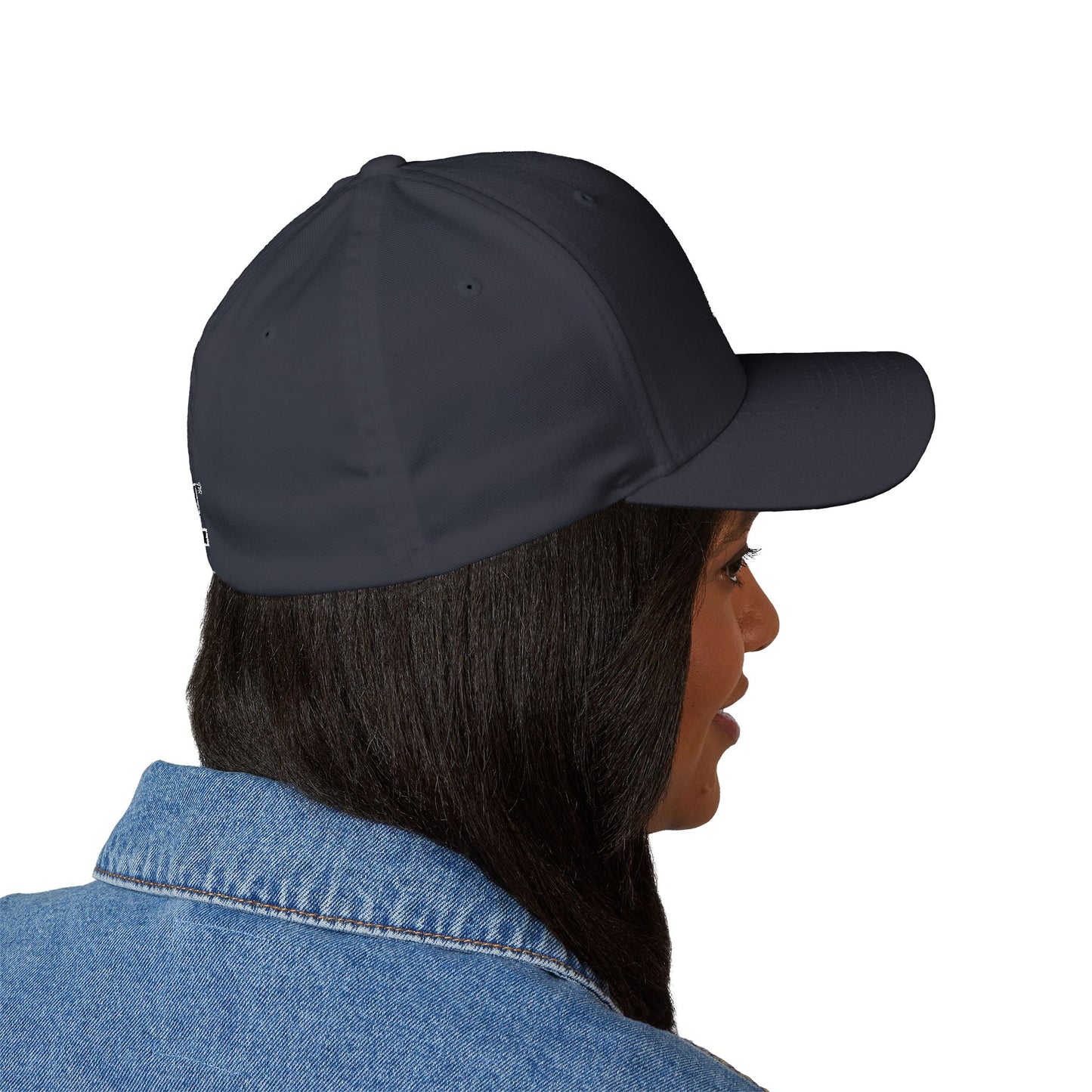 1st Embroidery Closed-Back Cap (black on ASSORTED COLORS)