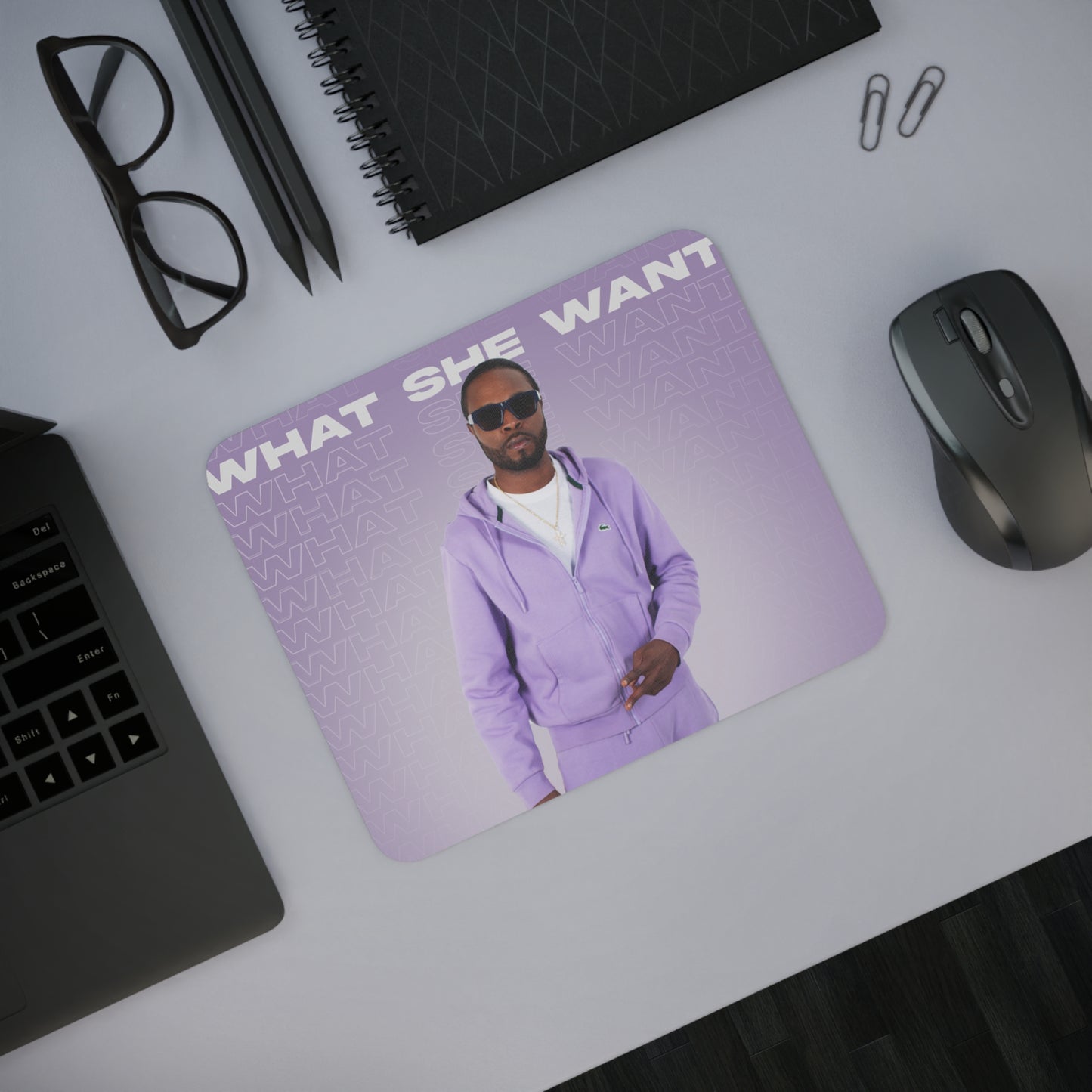 "What She Want" Mouse Pad