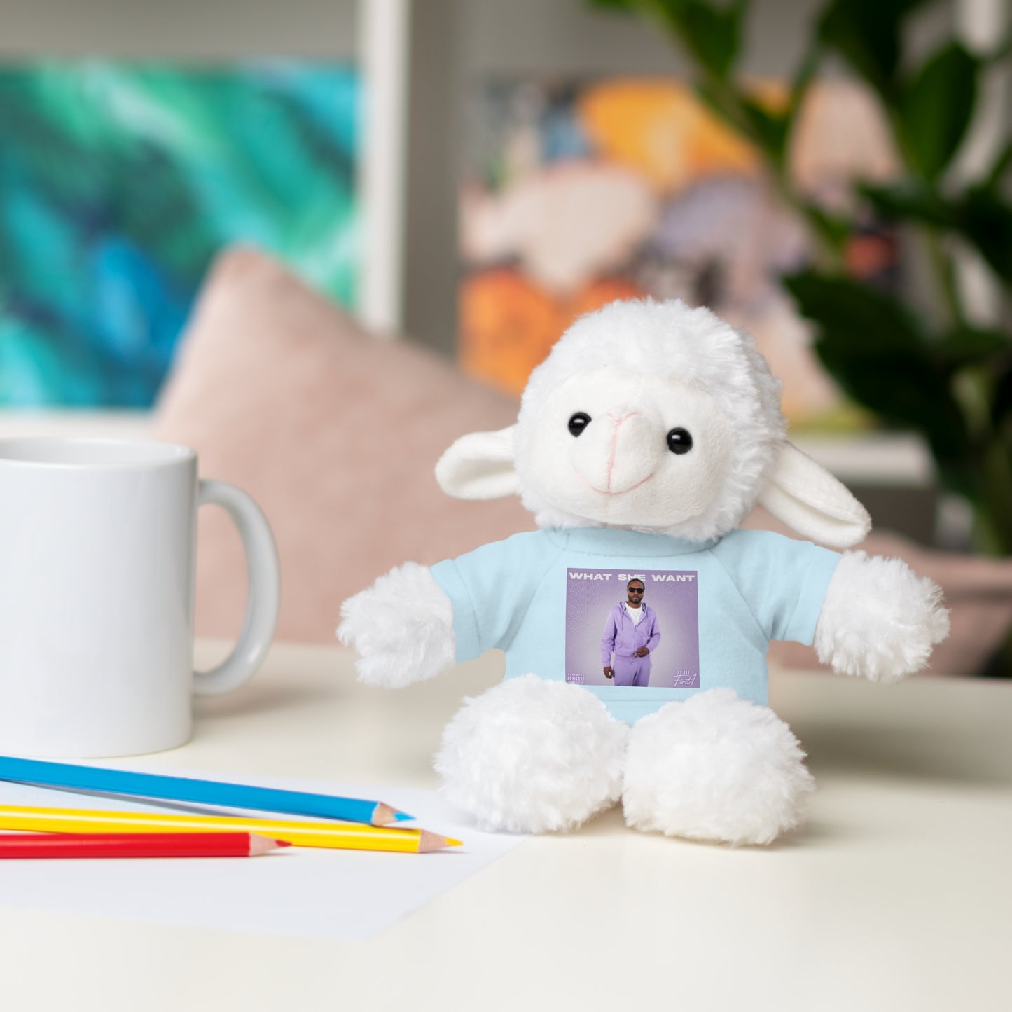 "WHAT SHE WANT" Stuffed Animals (Bear, Lion, Bunny, Sheep etc.)