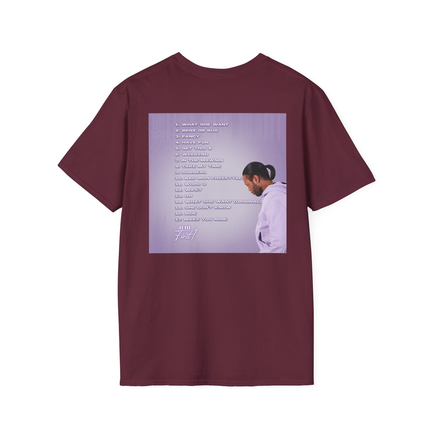 'What She Want' with QR code