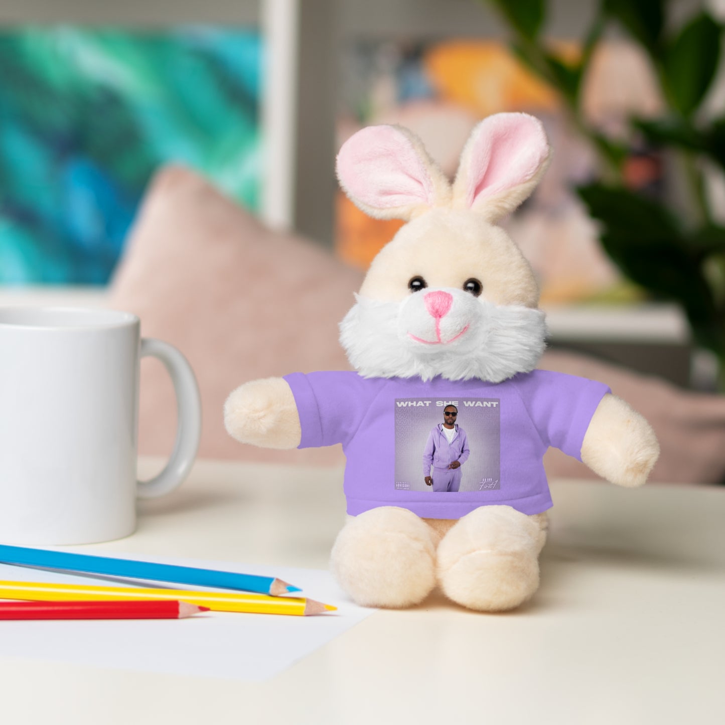 "WHAT SHE WANT" Stuffed Animals (Bear, Lion, Bunny, Sheep etc.)