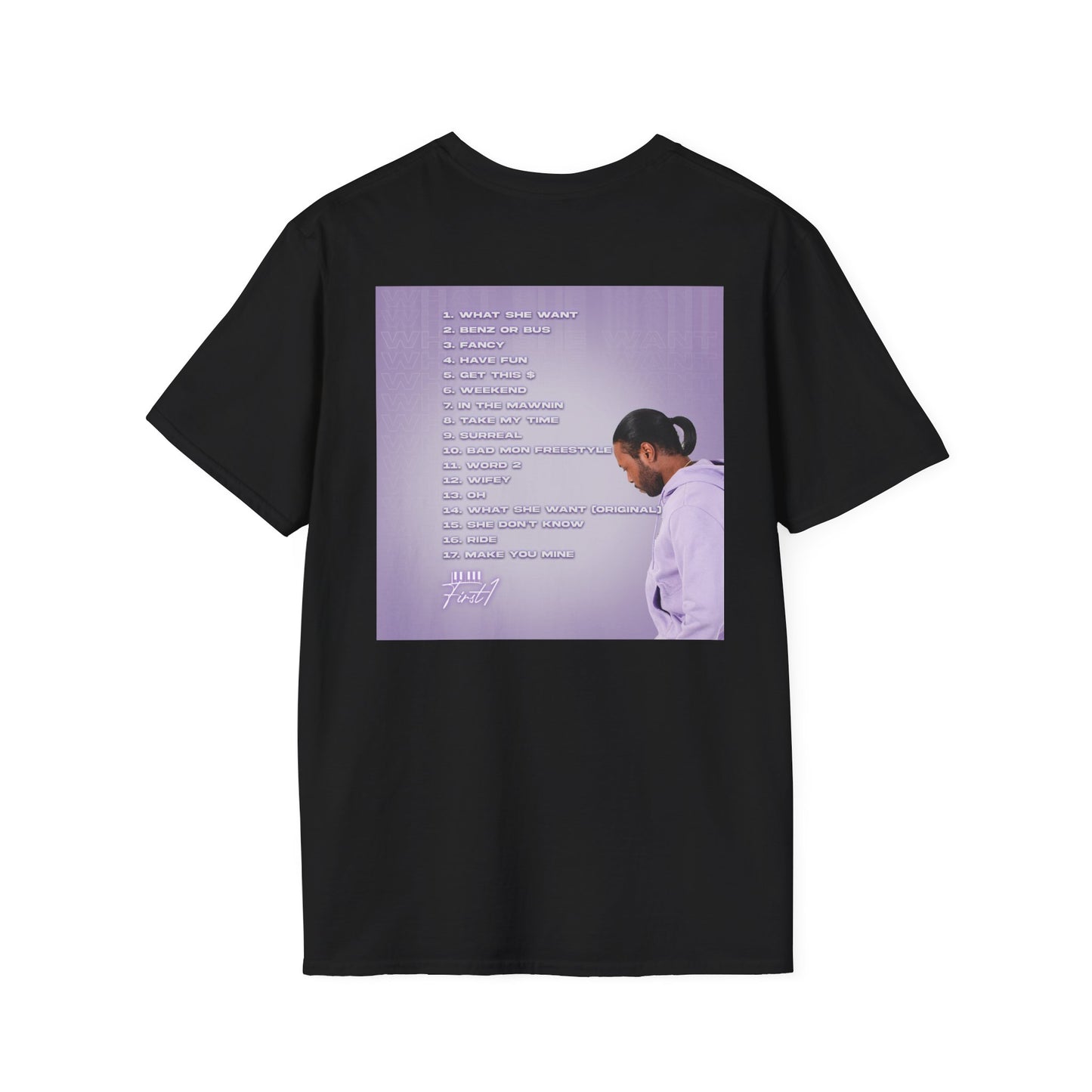 'What She Want' with QR code