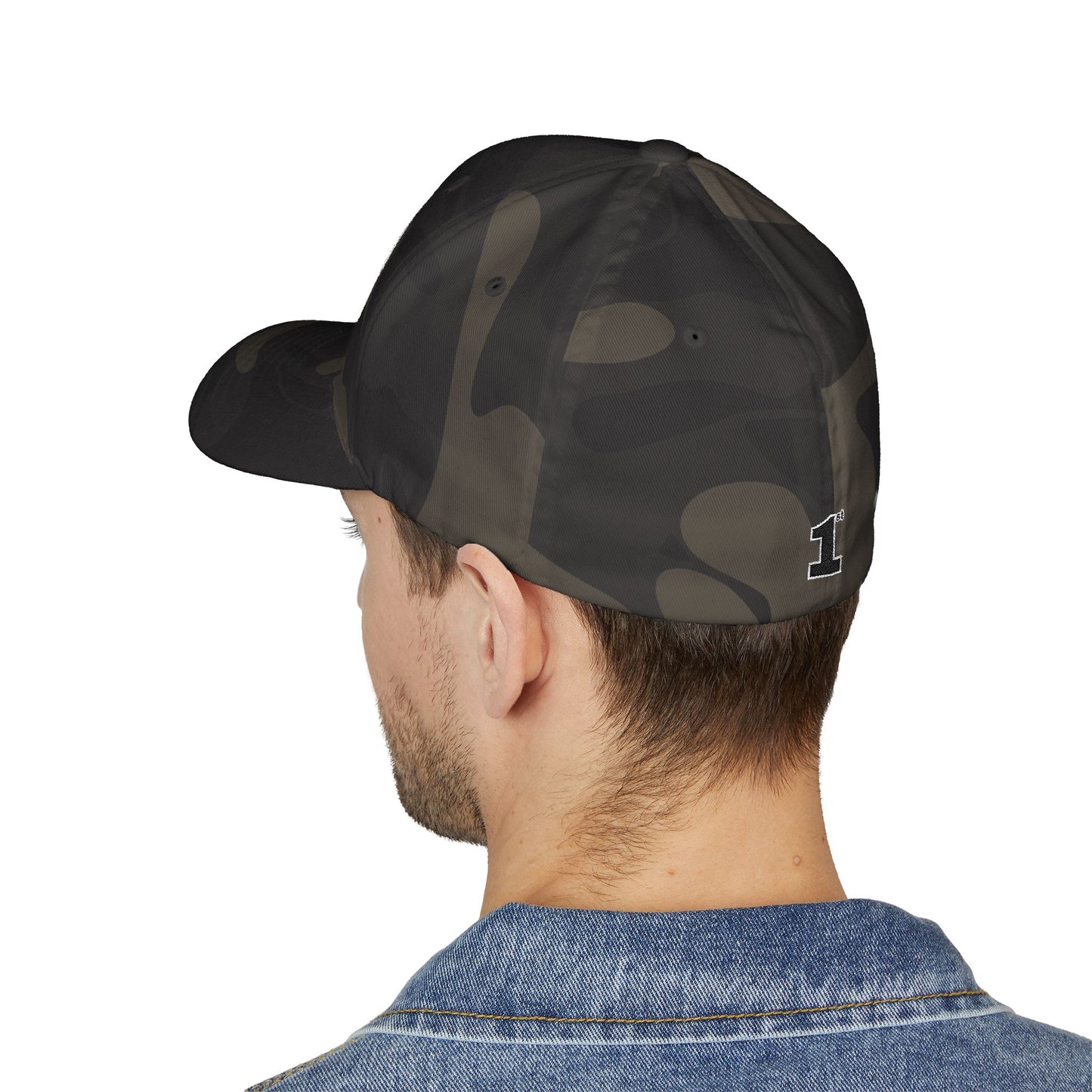 1st Embroidery Closed-Back Cap (black on ASSORTED COLORS)