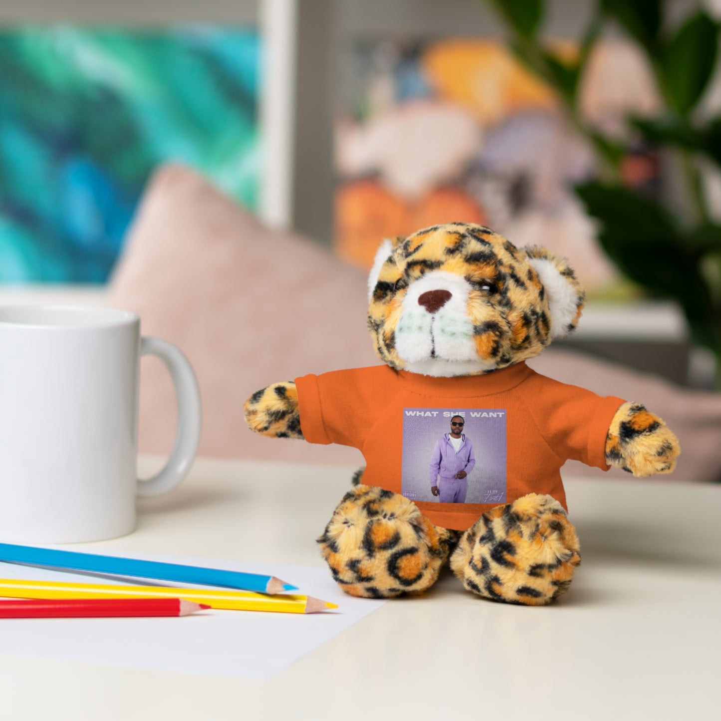 "WHAT SHE WANT" Stuffed Animals (Bear, Lion, Bunny, Sheep etc.)