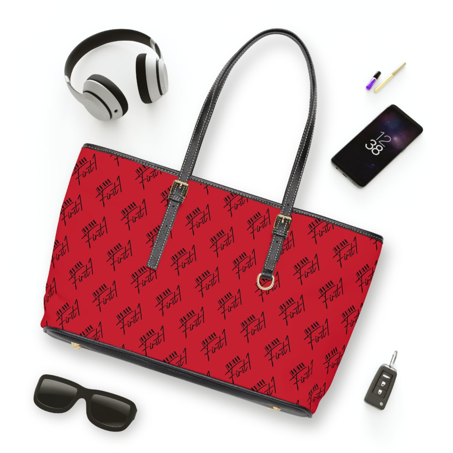 First1 Leather Shoulder Bag (ROJO)