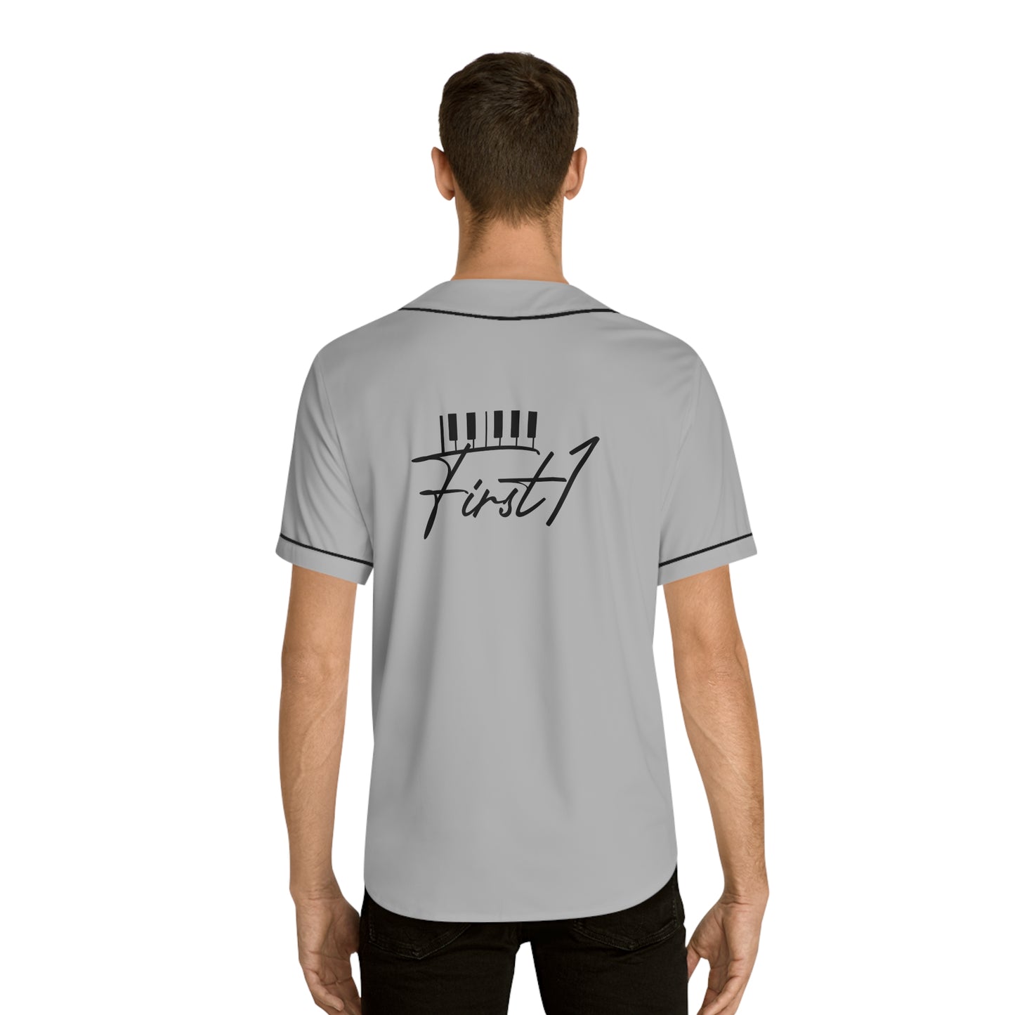 First1 Baseball Jersey (Grey)