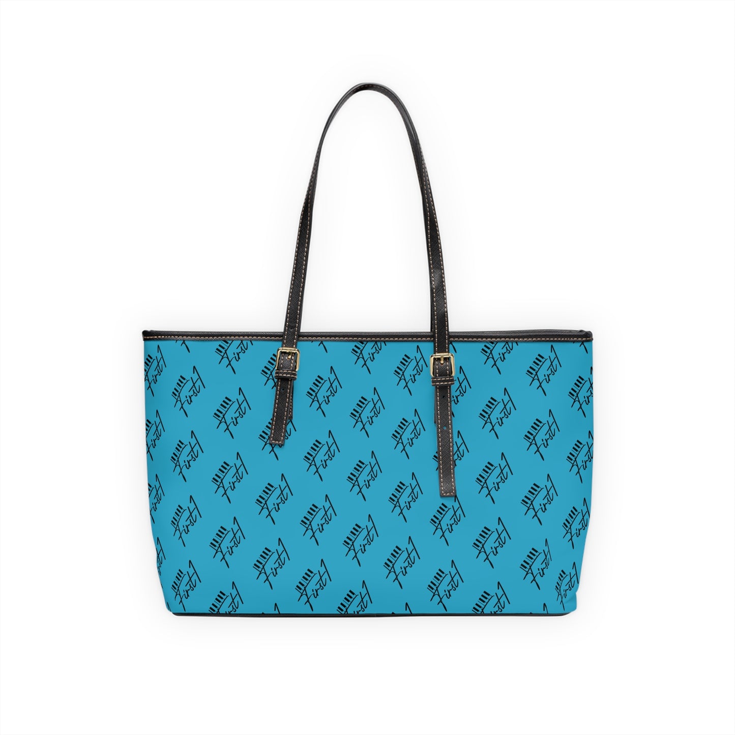 First1 Leather Shoulder Bag (Turquoise)