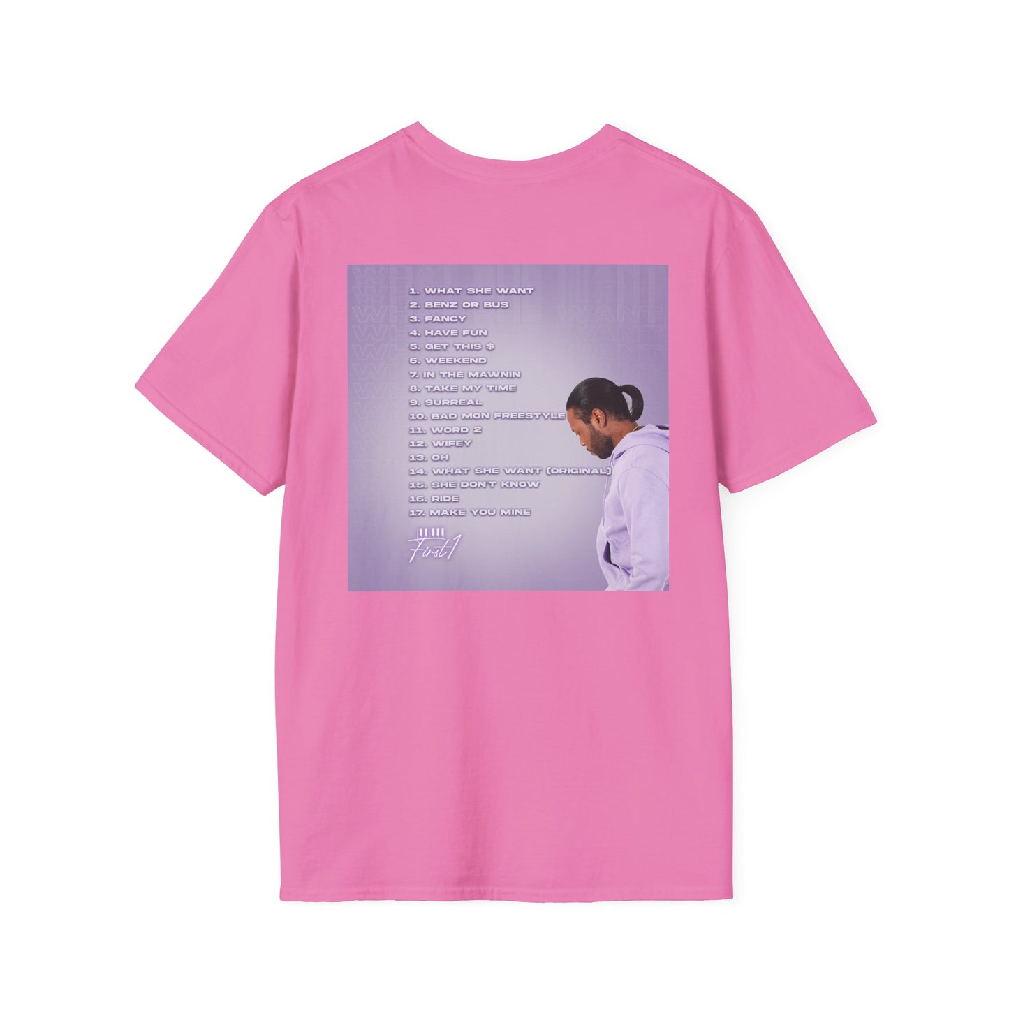 'What She Want' with QR code