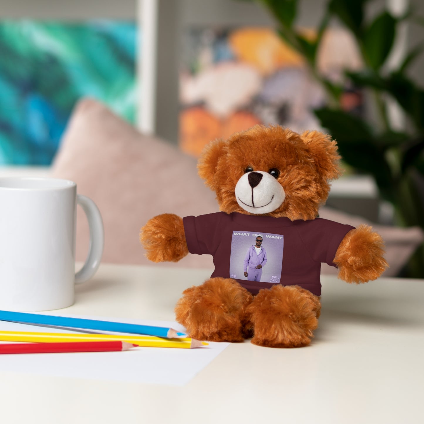 "WHAT SHE WANT" Stuffed Animals (Bear, Lion, Bunny, Sheep etc.)