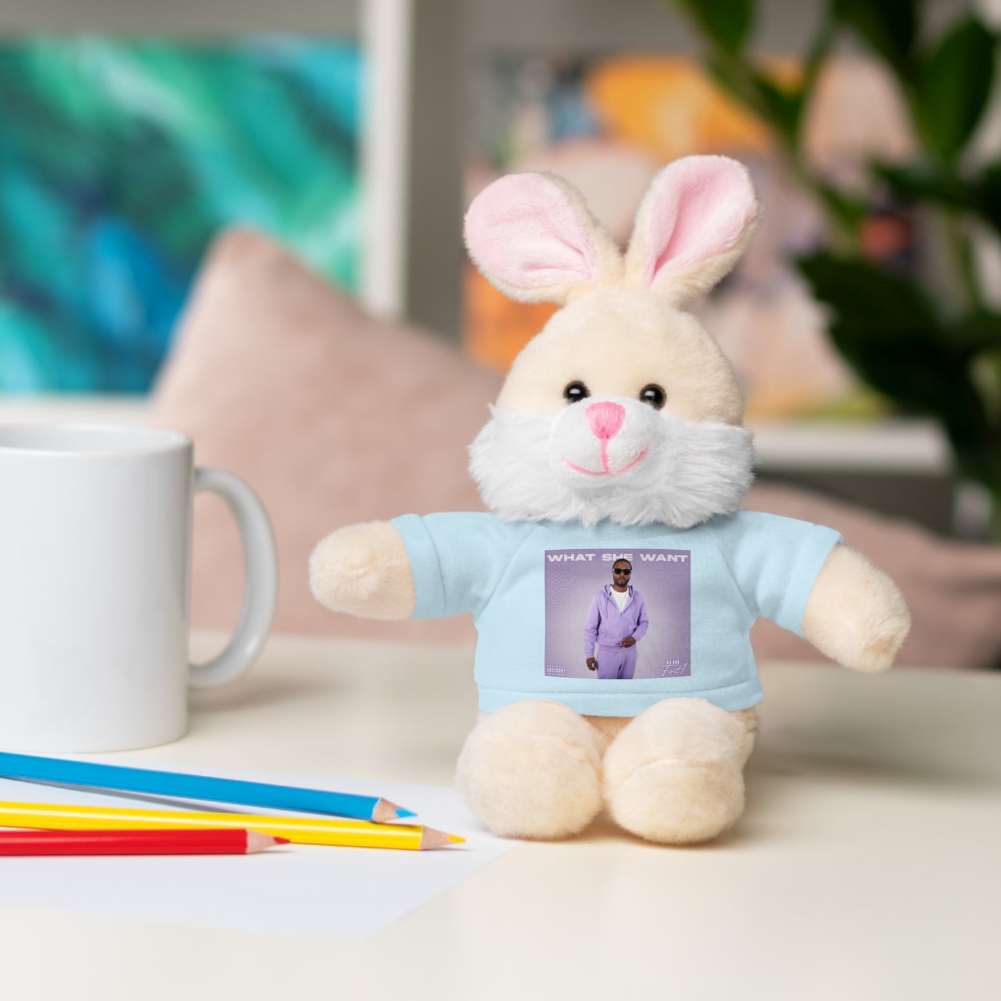 "WHAT SHE WANT" Stuffed Animals (Bear, Lion, Bunny, Sheep etc.)