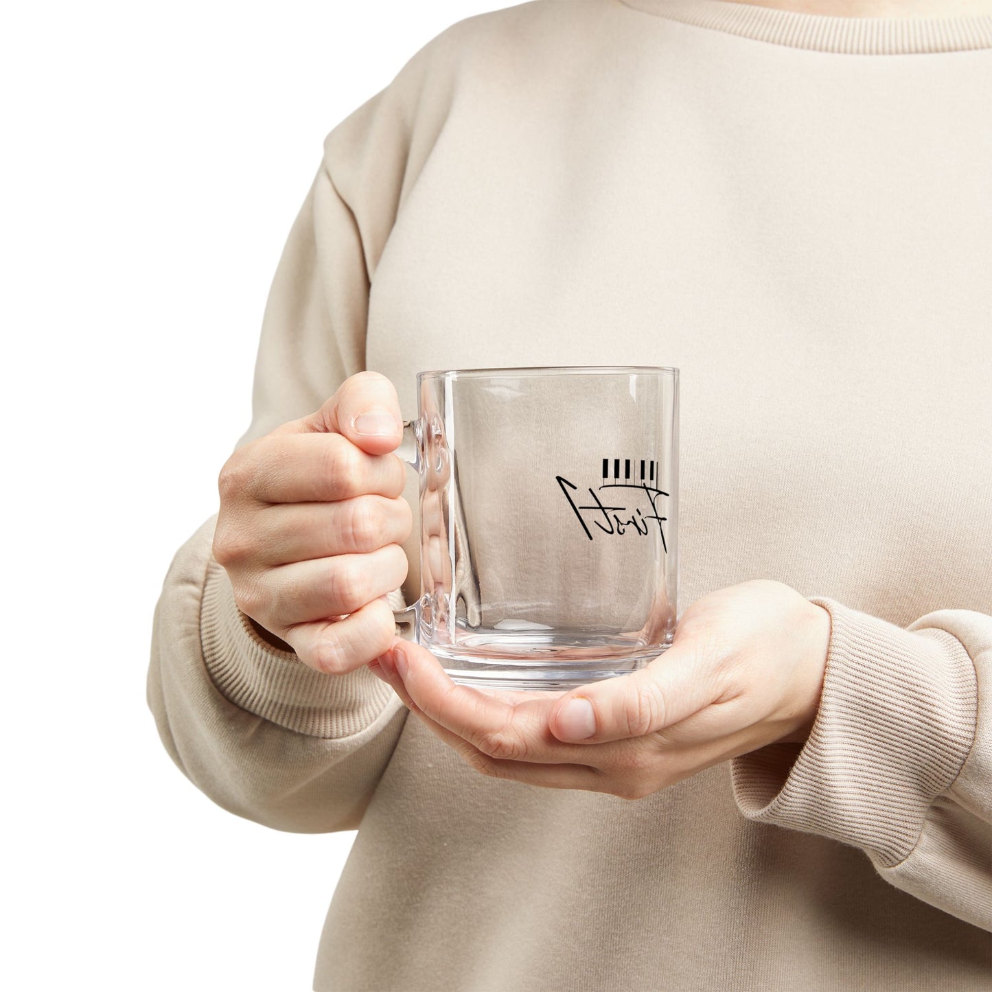 First1 Clear Glass Mug - 10oz