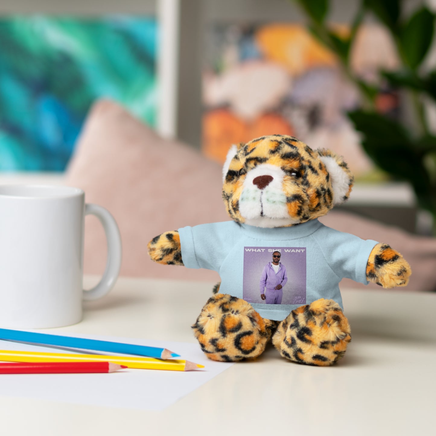 "WHAT SHE WANT" Stuffed Animals (Bear, Lion, Bunny, Sheep etc.)