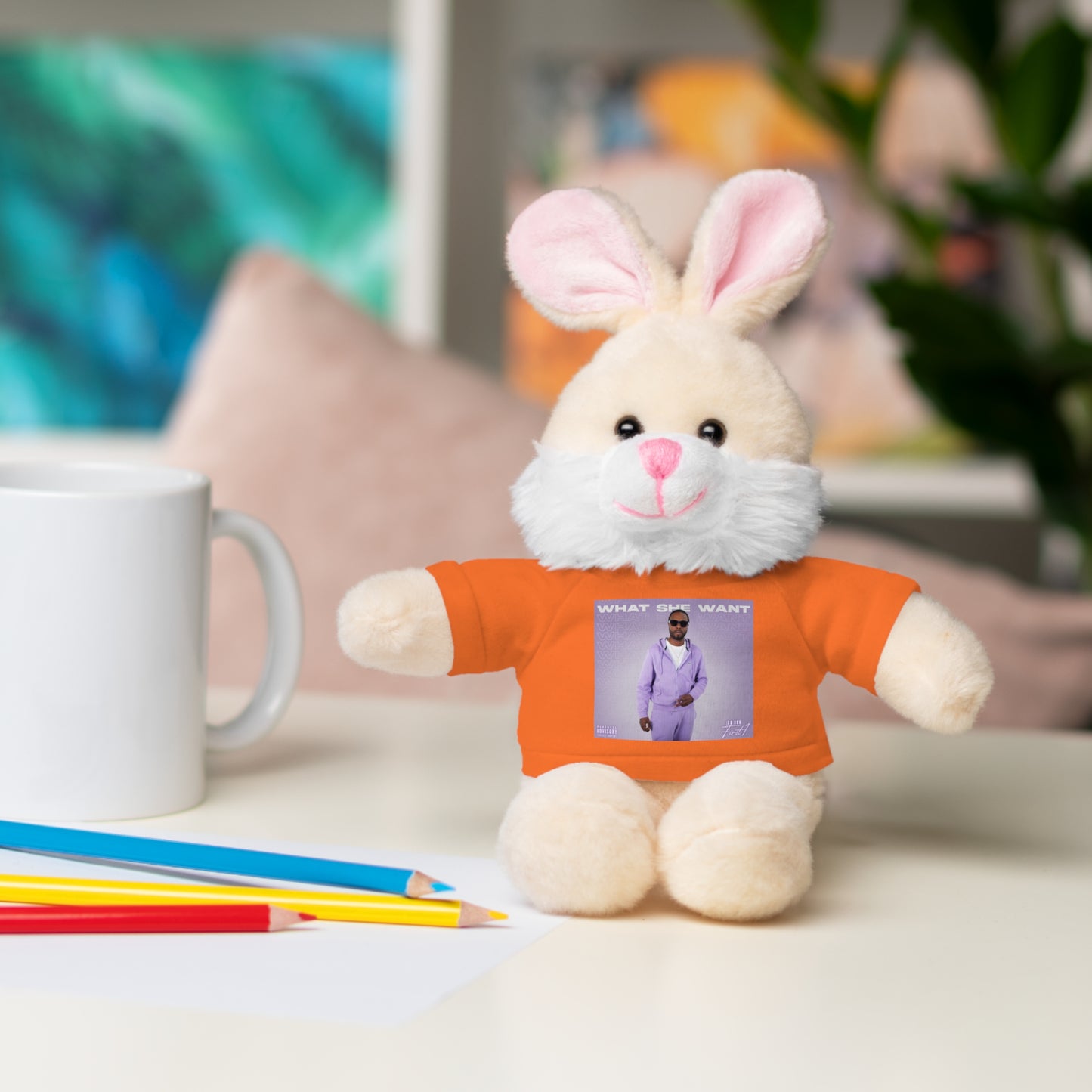 "WHAT SHE WANT" Stuffed Animals (Bear, Lion, Bunny, Sheep etc.)