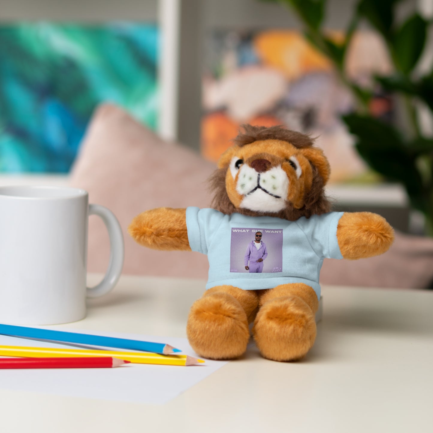 "WHAT SHE WANT" Stuffed Animals (Bear, Lion, Bunny, Sheep etc.)
