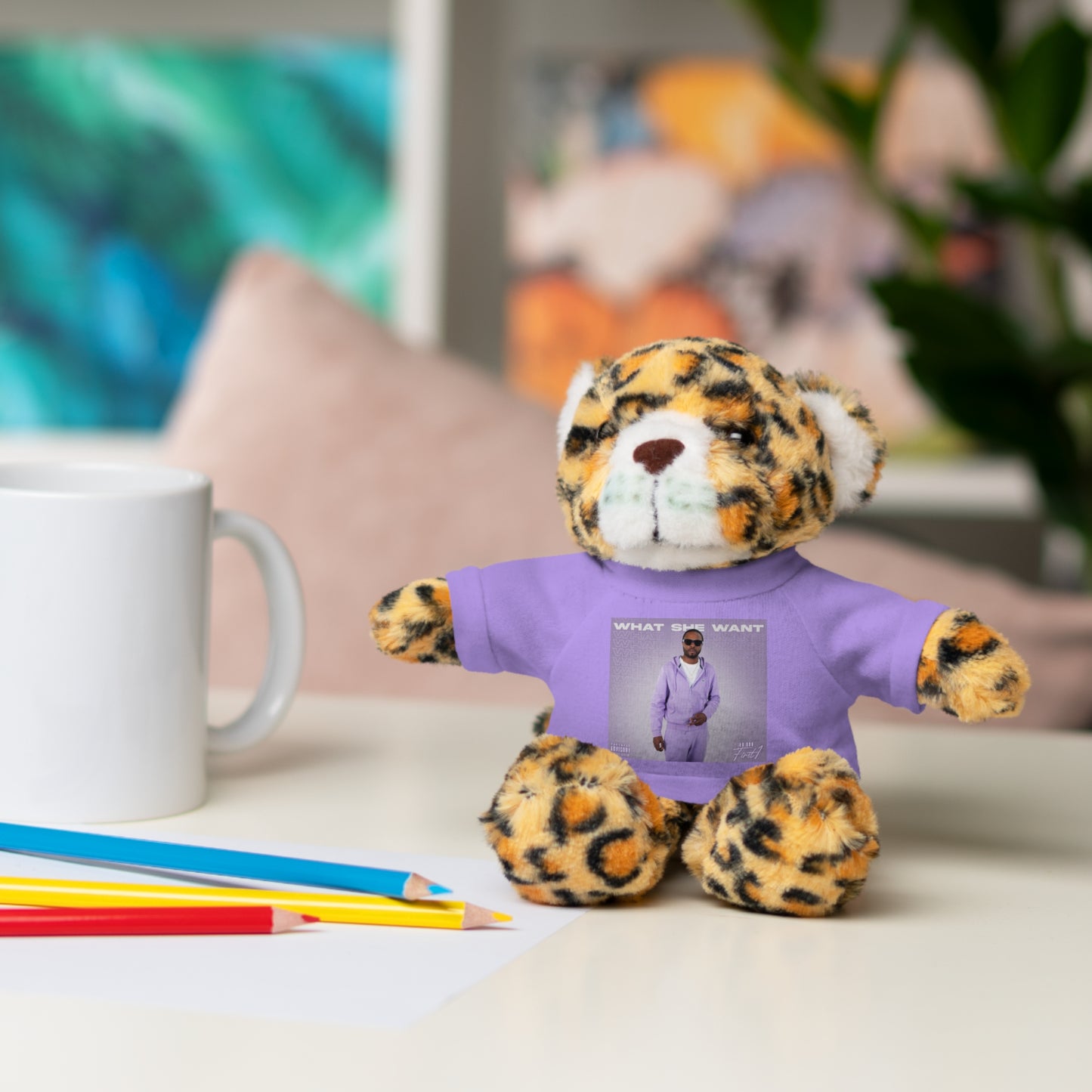 "WHAT SHE WANT" Stuffed Animals (Bear, Lion, Bunny, Sheep etc.)