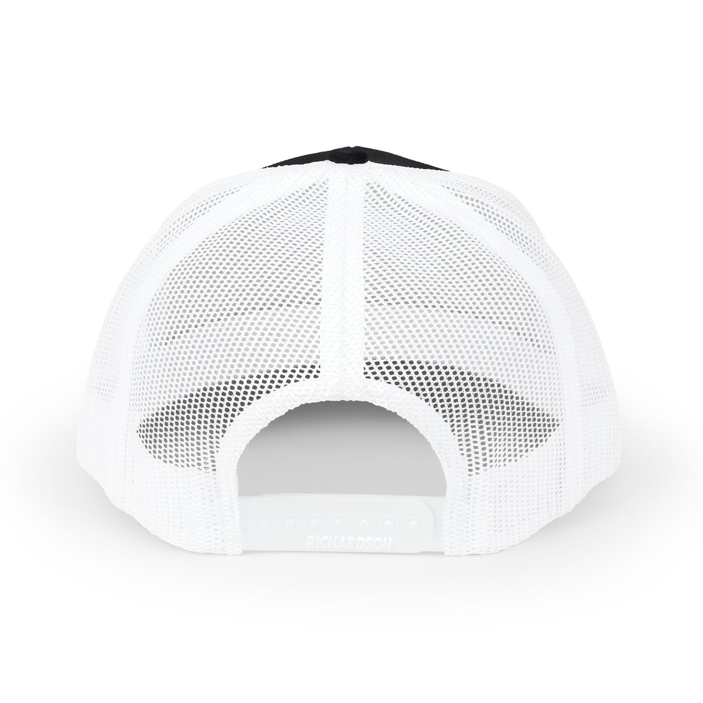 First1 Embroidered Snapback Trucker Cap (blanco)