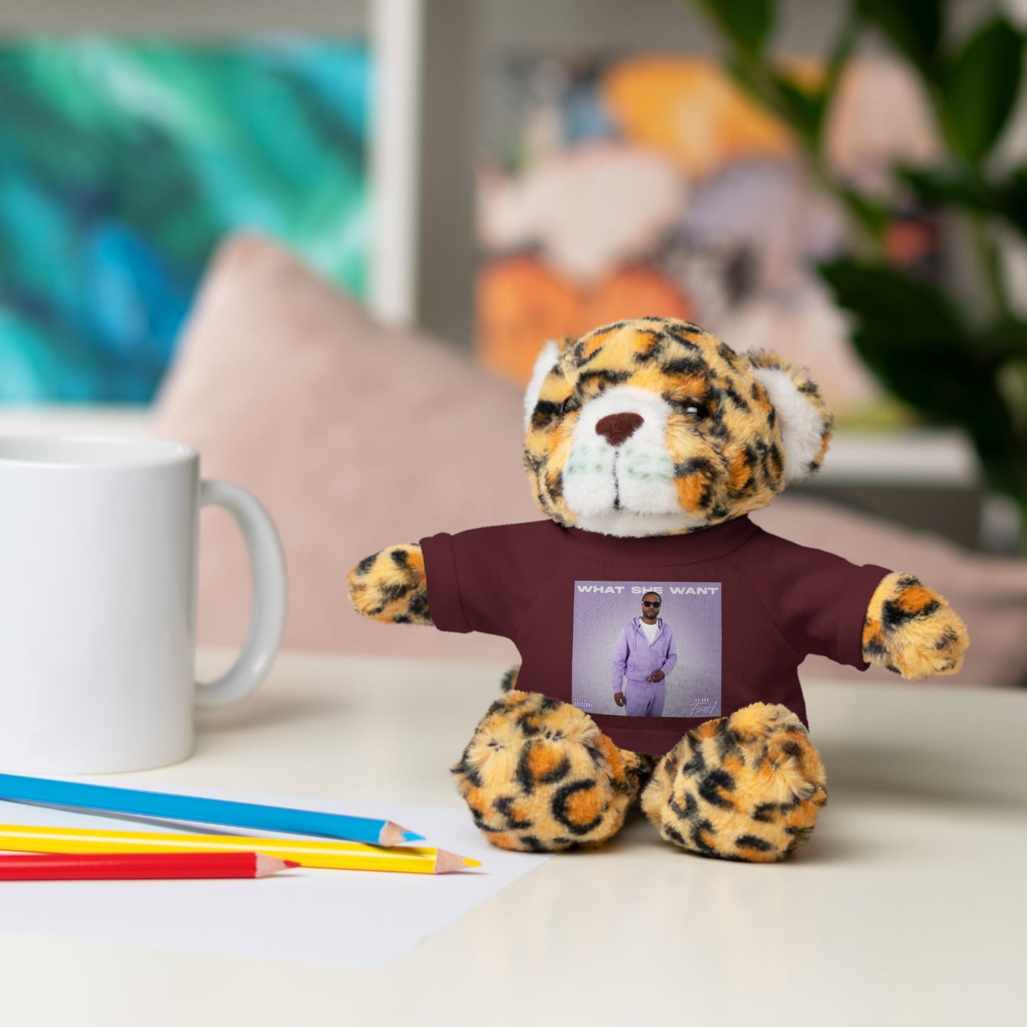 "WHAT SHE WANT" Stuffed Animals (Bear, Lion, Bunny, Sheep etc.)