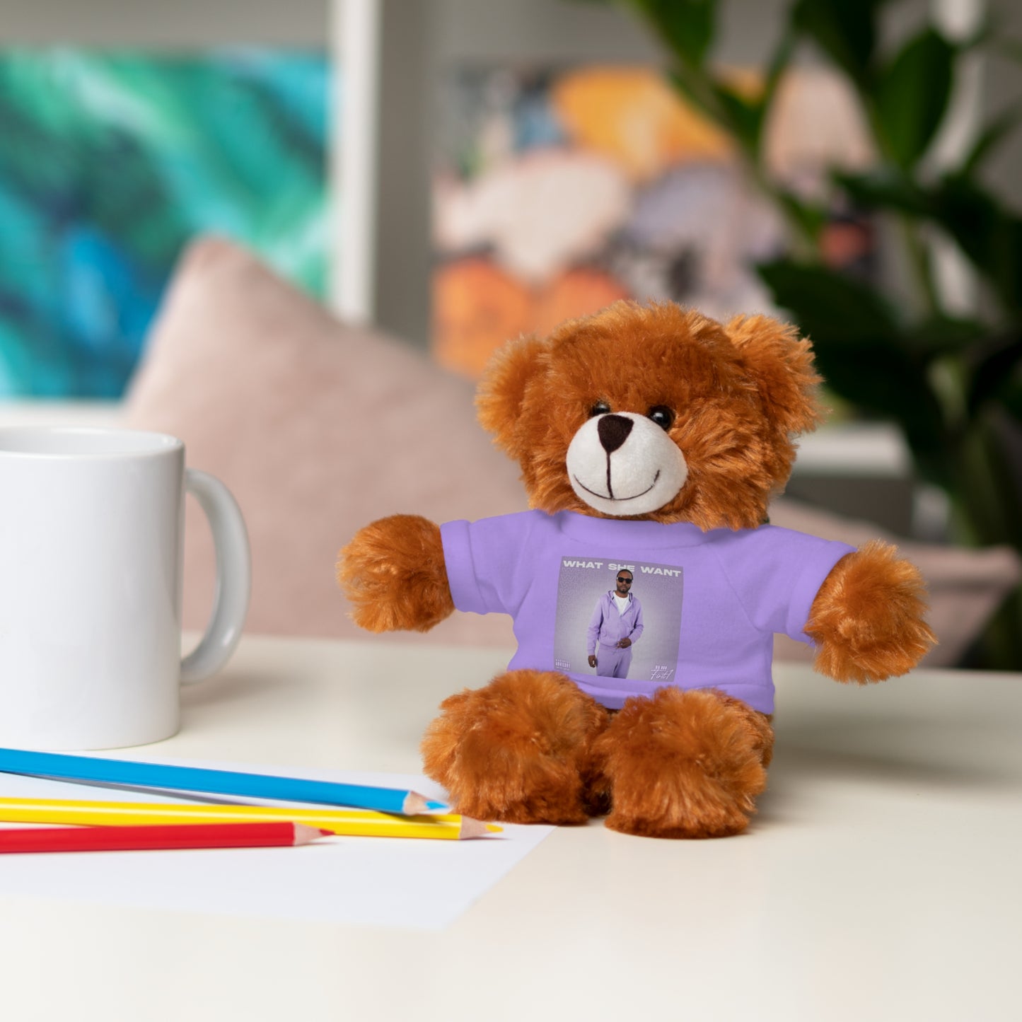 "WHAT SHE WANT" Stuffed Animals (Bear, Lion, Bunny, Sheep etc.)