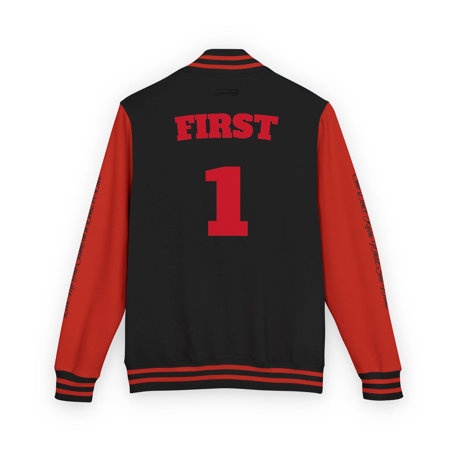 WHAT SHE WANT First1 Varsity Jacket  -Unisex (assorted colors) LIMITED EDITION