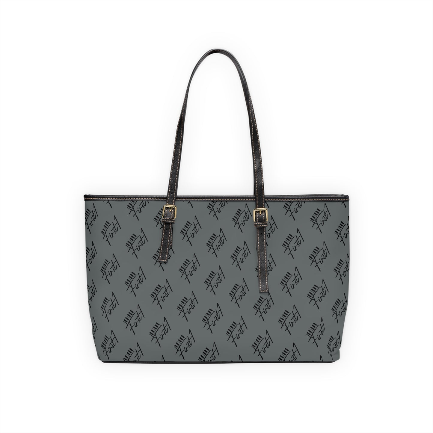First1 Leather Shoulder Bag (GREY)
