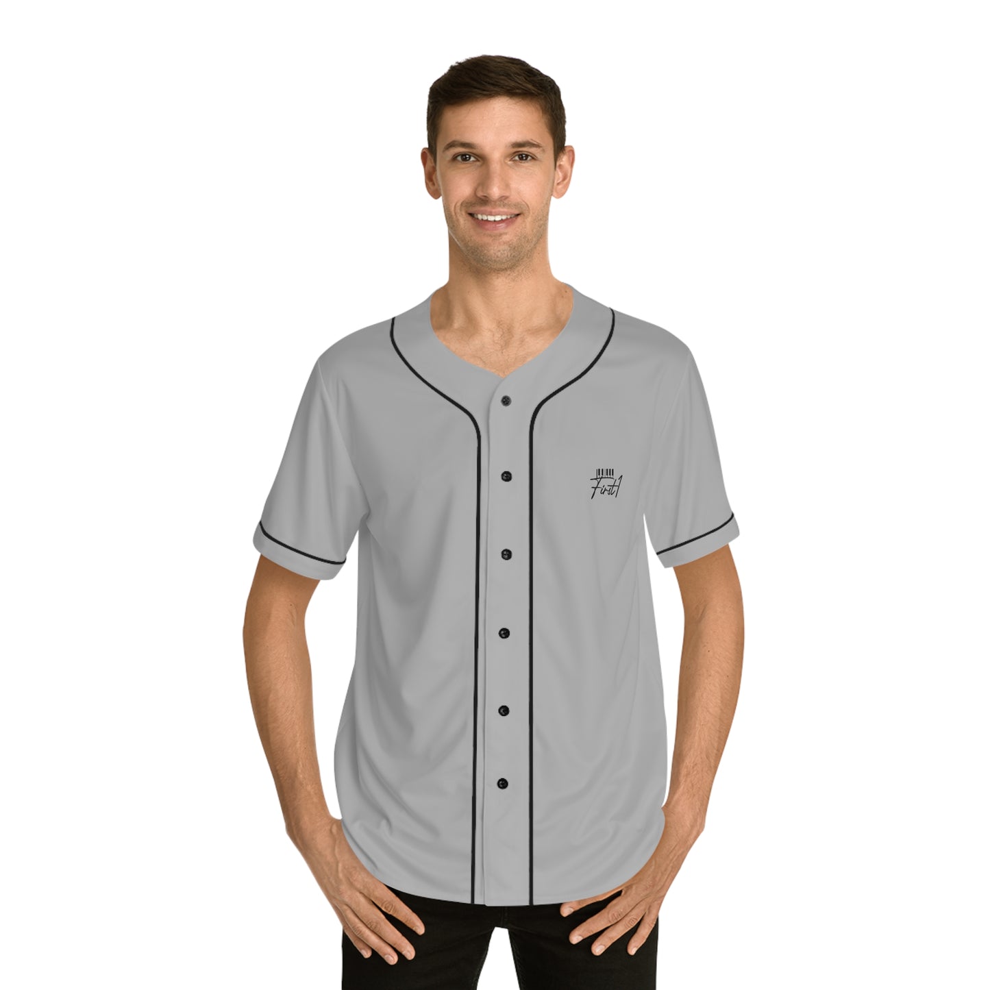 First1 Baseball Jersey (Grey)