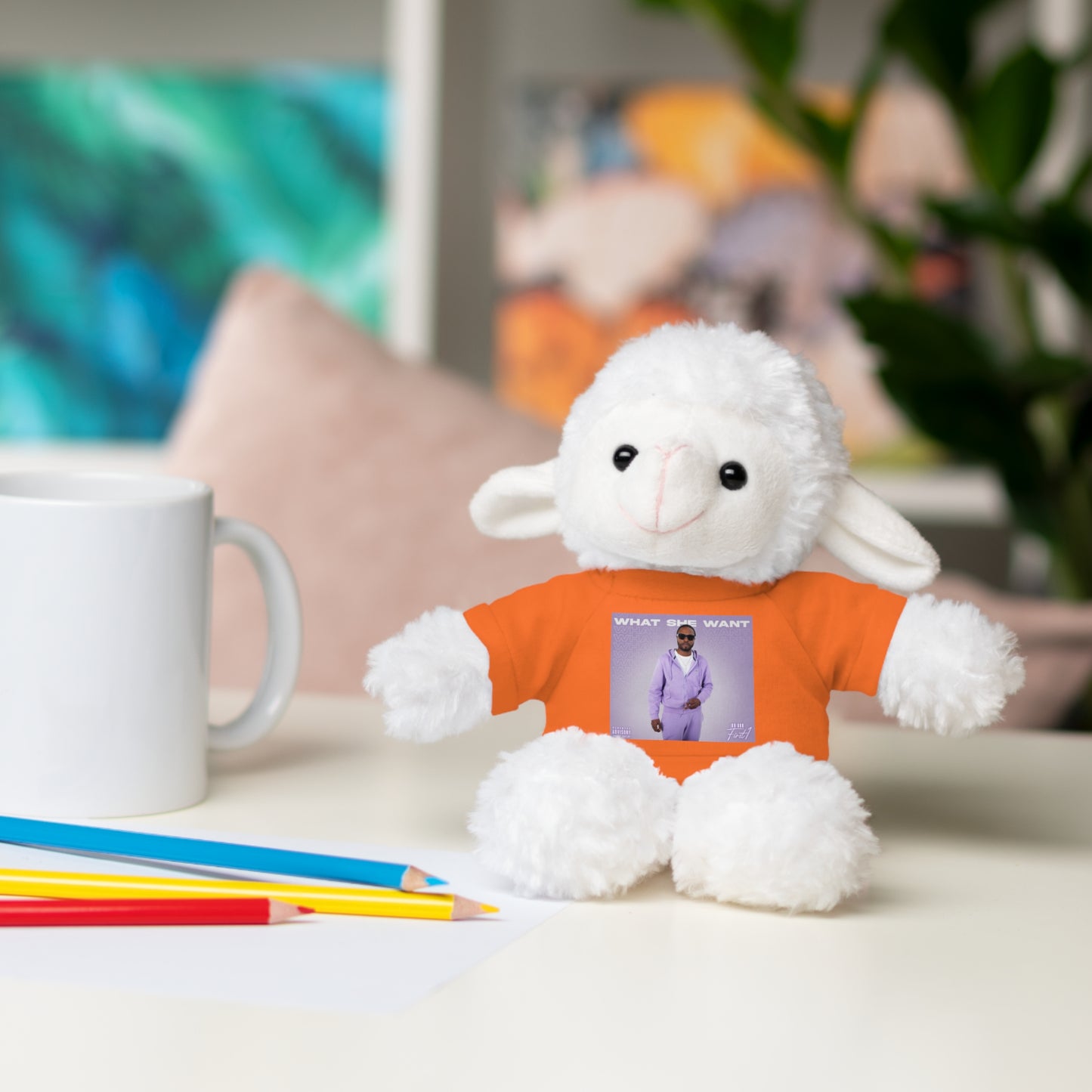 "WHAT SHE WANT" Stuffed Animals (Bear, Lion, Bunny, Sheep etc.)