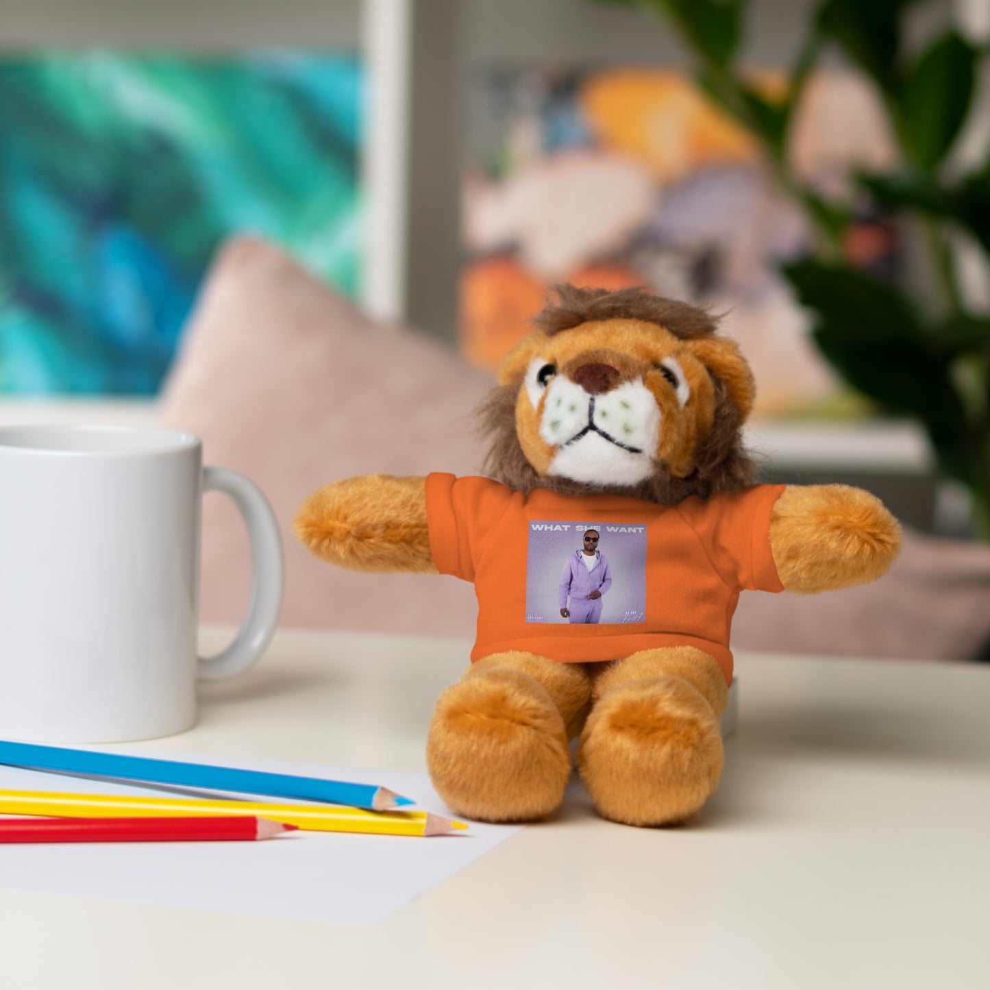 "WHAT SHE WANT" Stuffed Animals (Bear, Lion, Bunny, Sheep etc.)