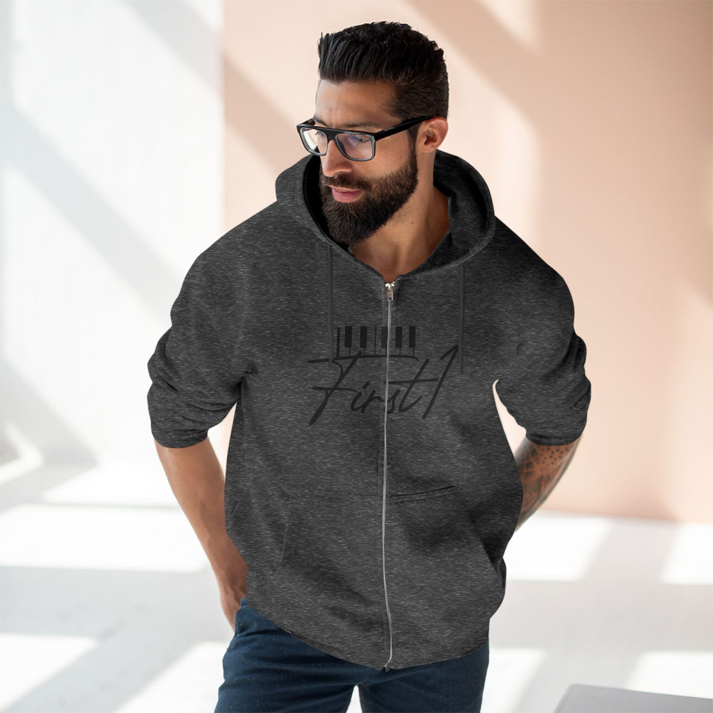 Unisex First1 Zip Hoodie