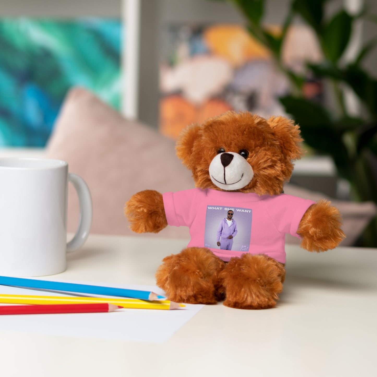 "WHAT SHE WANT" Stuffed Animals (Bear, Lion, Bunny, Sheep etc.)