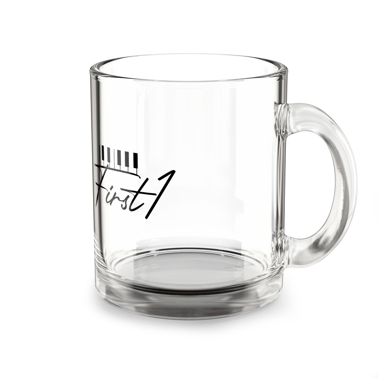 First1 Clear Glass Mug - 10oz