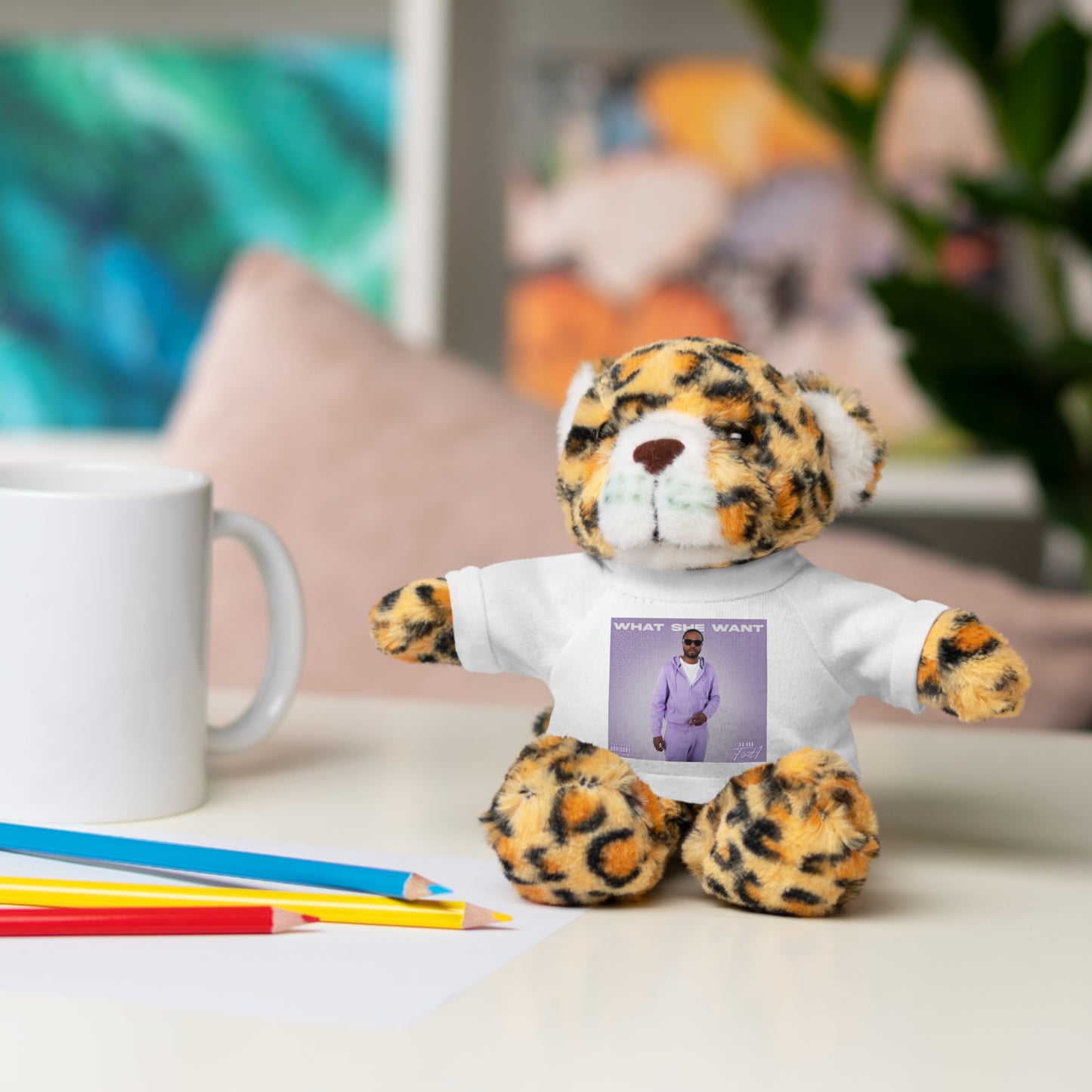 "WHAT SHE WANT" Stuffed Animals (Bear, Lion, Bunny, Sheep etc.)