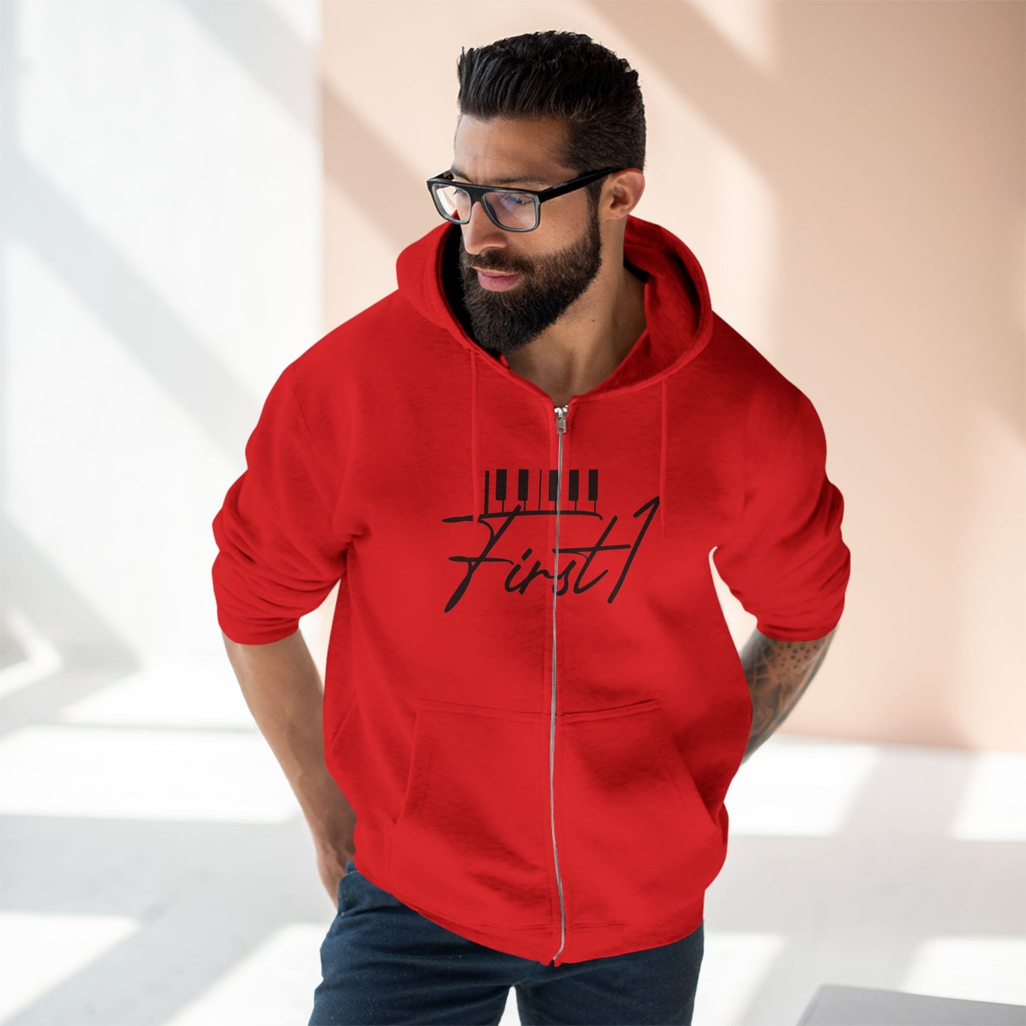 Unisex First1 Zip Hoodie