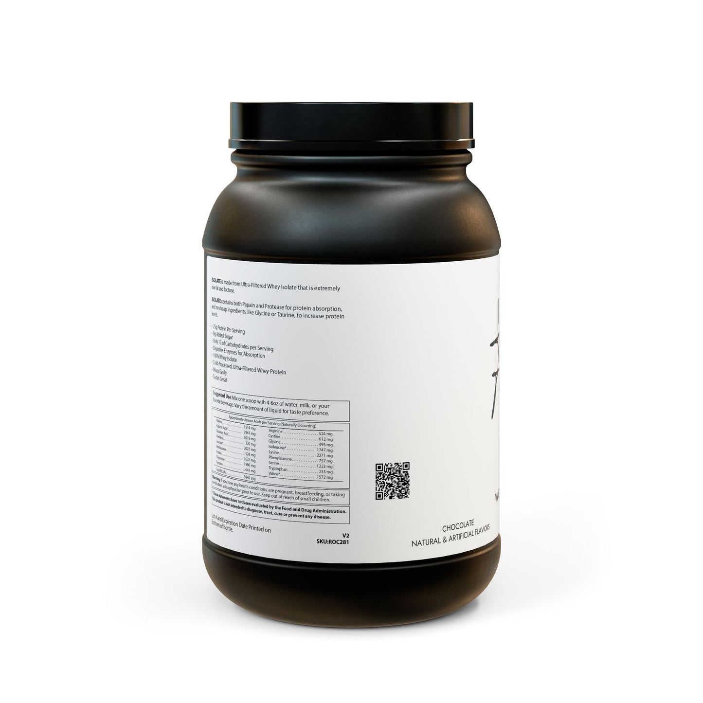 First1 COCOA Isolate  Protein Supplement (907g, 2lb)